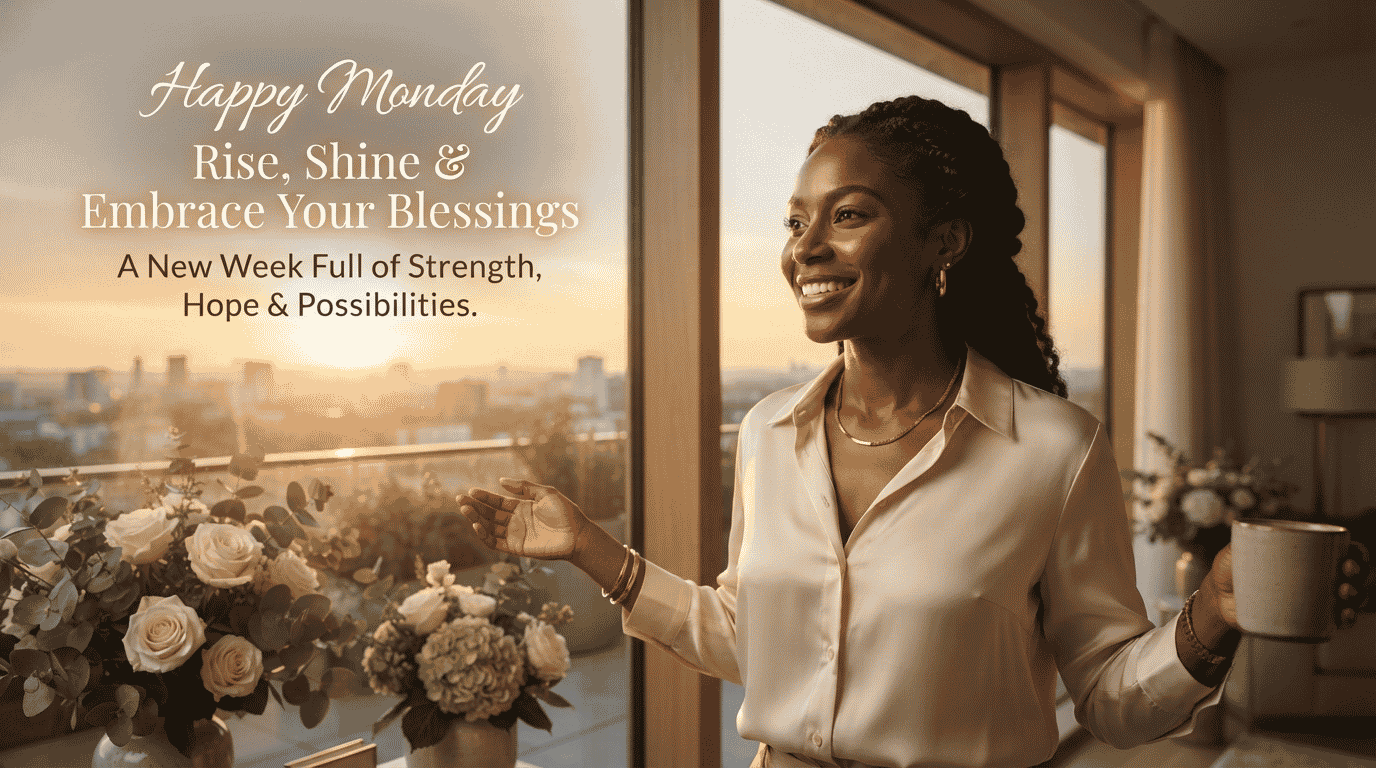 happy-monday-black-woman