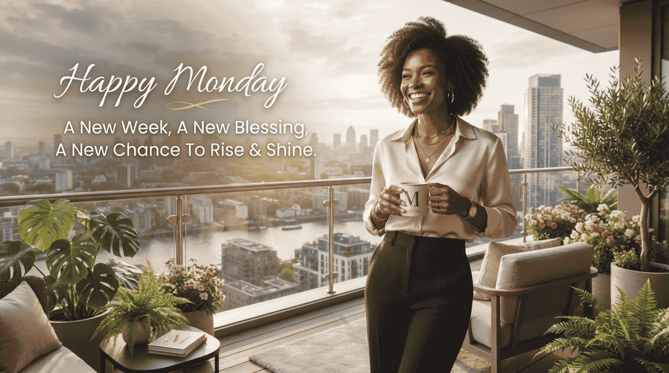 happy-monday-black-woman-images