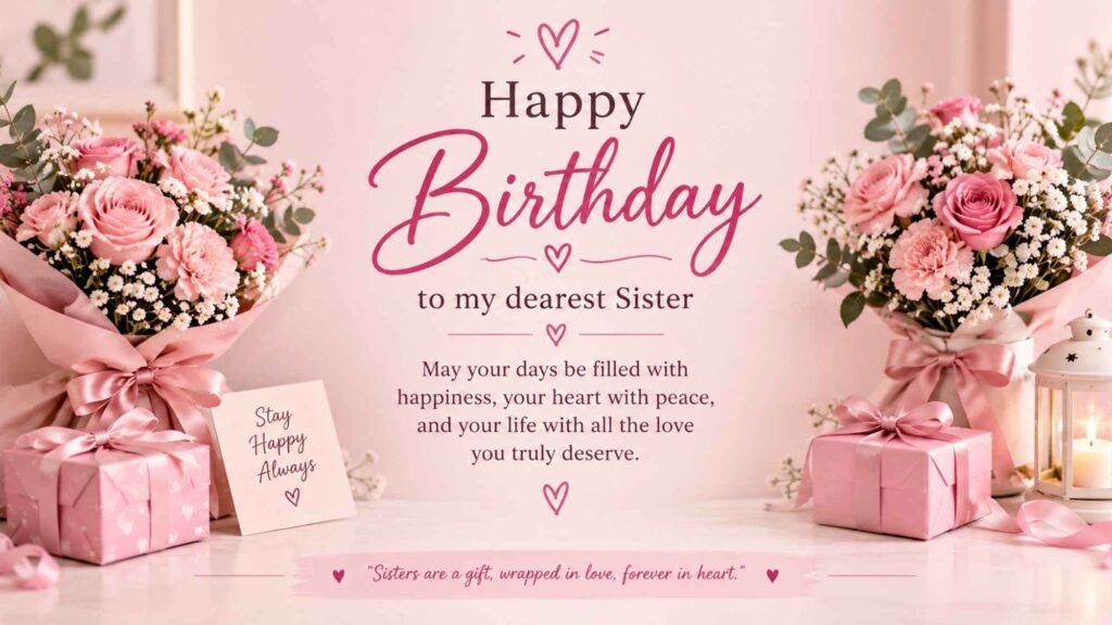 Birthday Wish for Sister