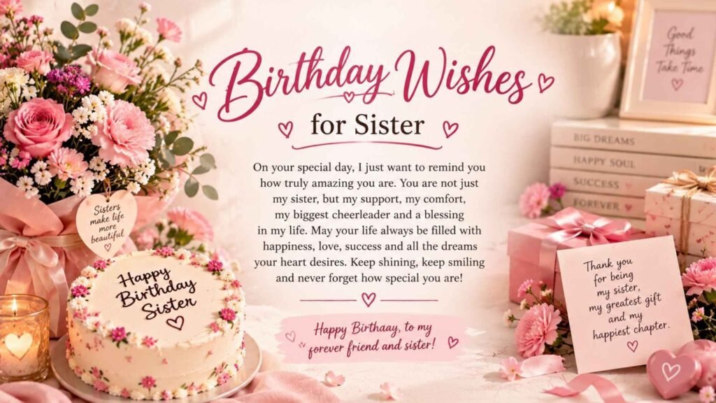 Birthday Wish for Sister