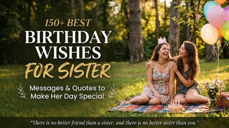 Birthday Wishes for Sister: 150+ Best Message