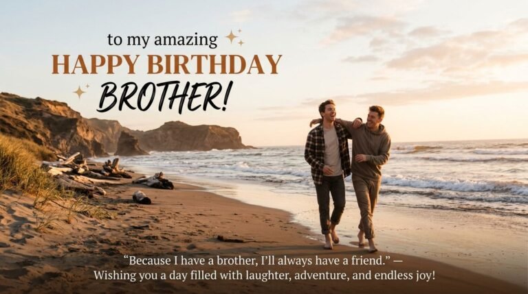 Brother Birthday Wishes: 300+ Heartfelt & Funny Messages